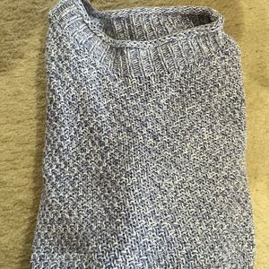 Loft sweater, more of a lavender ( blue purple) than blue, very soft